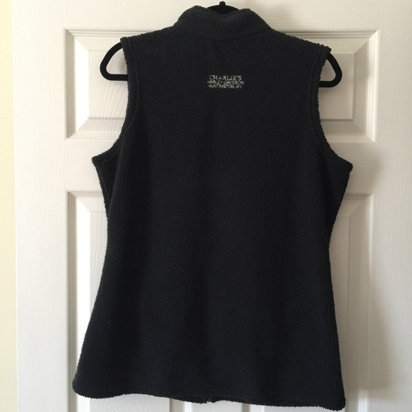 HARLEY-DAVIDSON Women’s Large Zip Up Fleece Vest - Picture 2 of 4